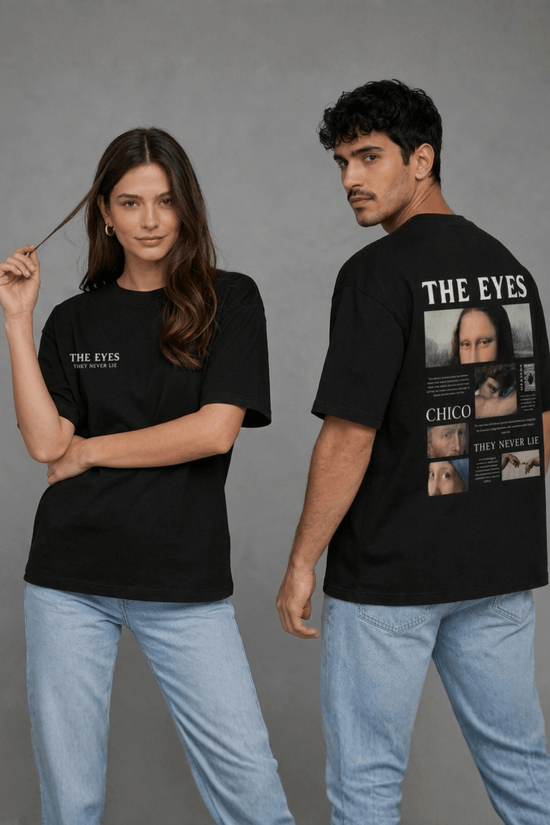 Unisex Oversized Graphic T-Shirt – The Eyes Edition