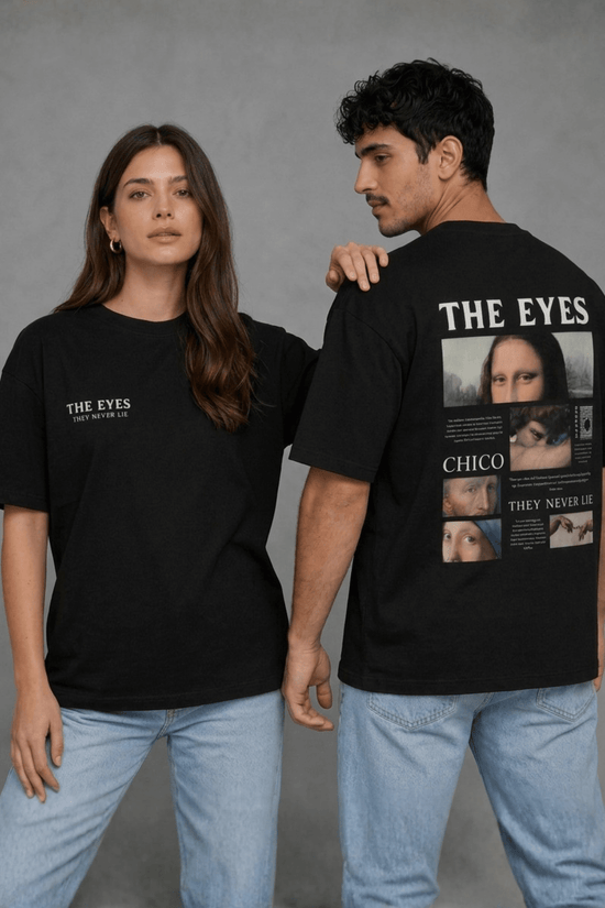 Unisex Oversized Graphic T-Shirt – The Eyes Edition