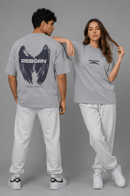 Unisex Printed Oversized  T-Shirt – REBORN