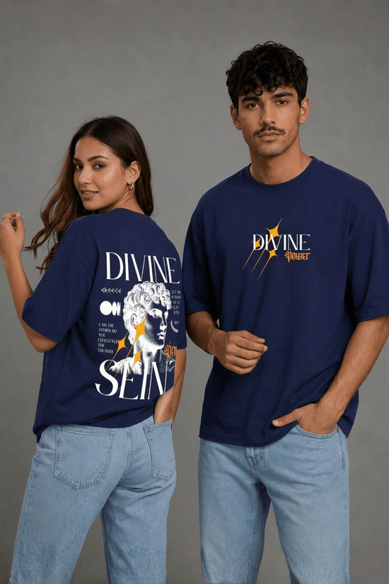 Unisex Printed Oversized  T-Shirt – DIVINE SEINT