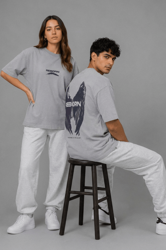 Unisex Printed Oversized  T-Shirt – REBORN