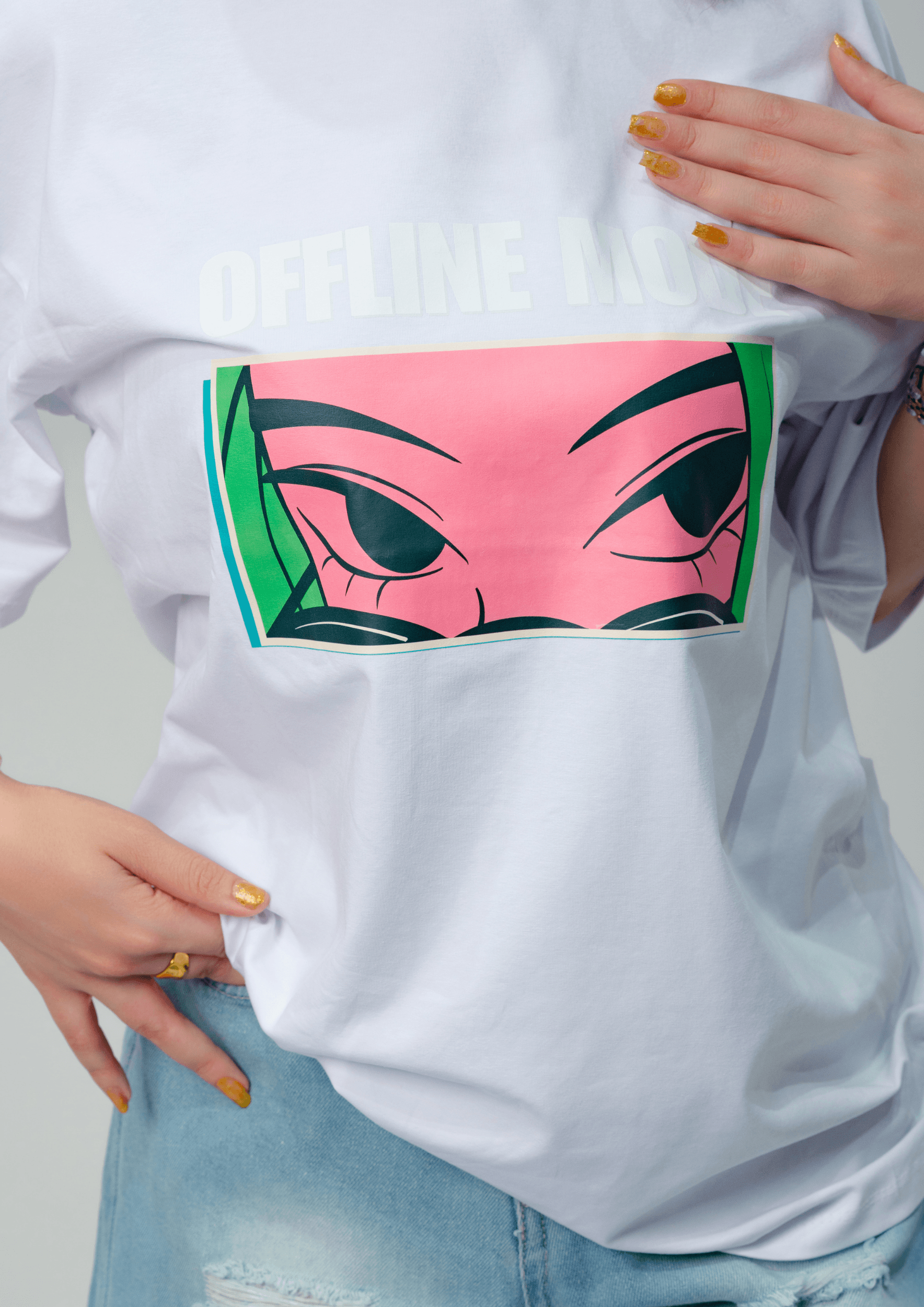 Offline Mode Oversized Tee – Women