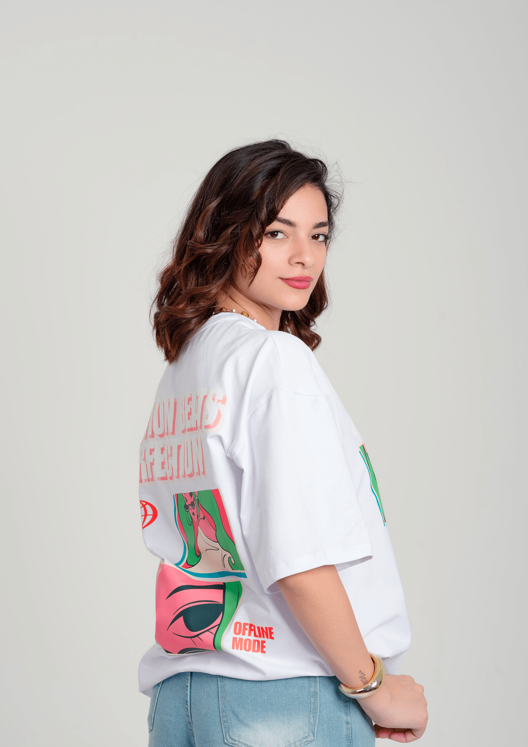 Offline Mode Oversized Tee – Women