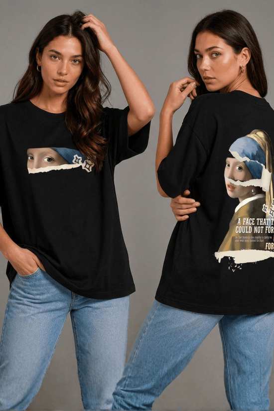 Women’s Printed Oversized  T-Shirt – NOT FORGET