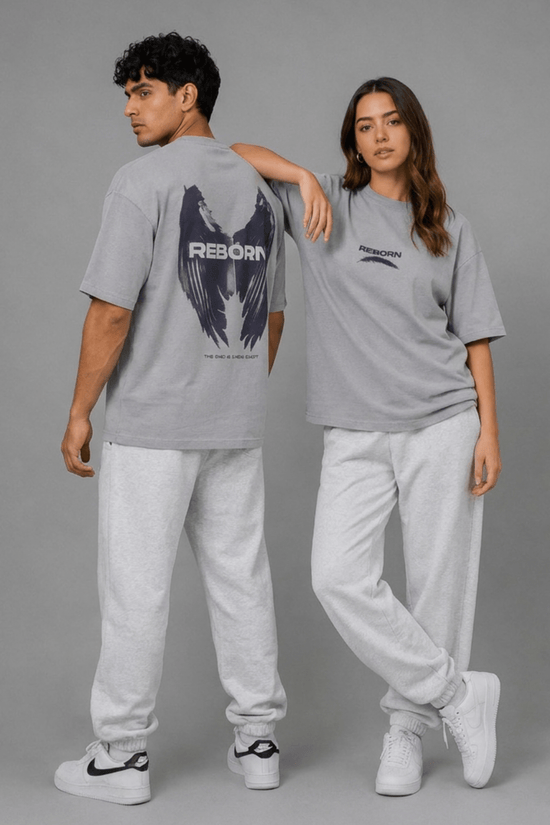 Unisex Printed Oversized  T-Shirt – REBORN