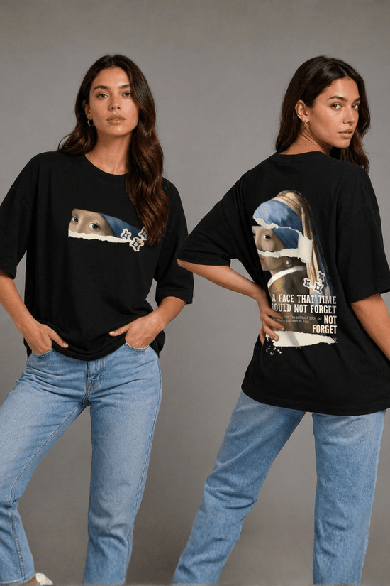 Women’s Printed Oversized  T-Shirt – NOT FORGET