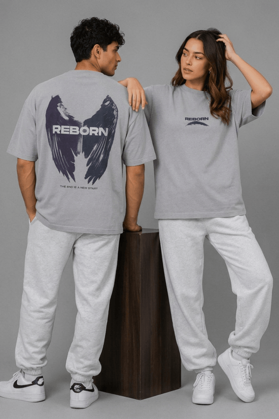 Unisex Printed Oversized  T-Shirt – REBORN