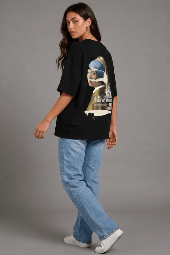 Women’s Printed Oversized  T-Shirt – NOT FORGET