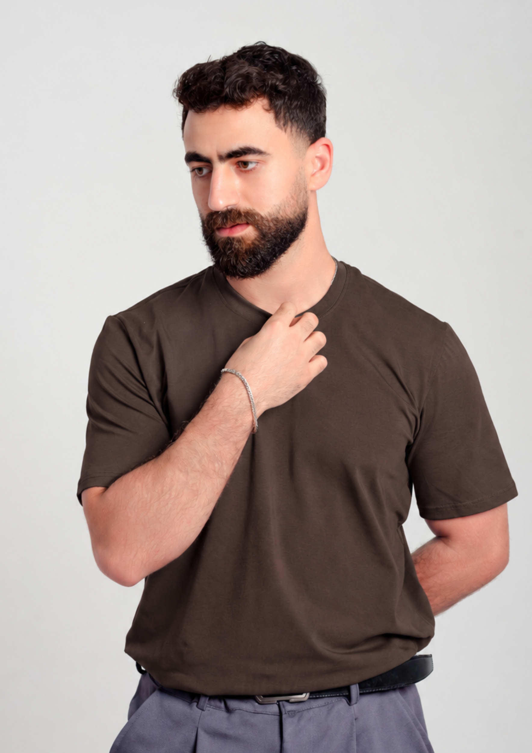 Men’s Regular Tee – Brown