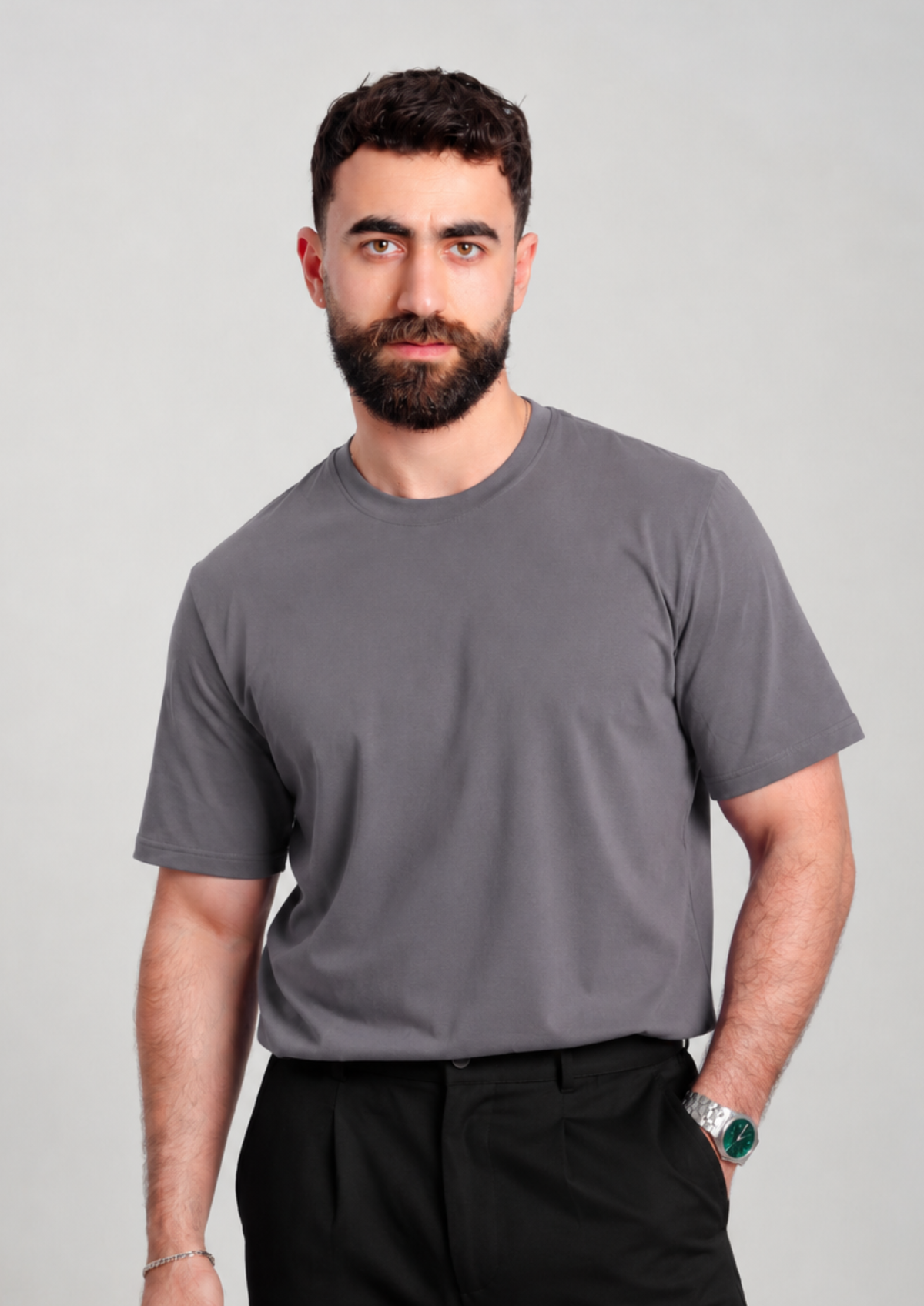Men’s Regular Tee – Dark Gray