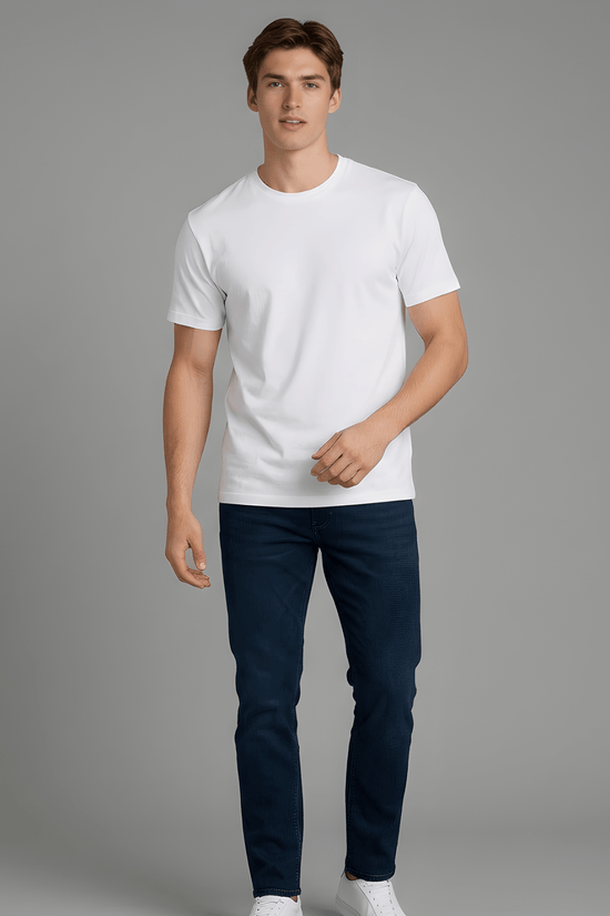 Men’s Essential Cotton Regural Fit T-Shirt – White