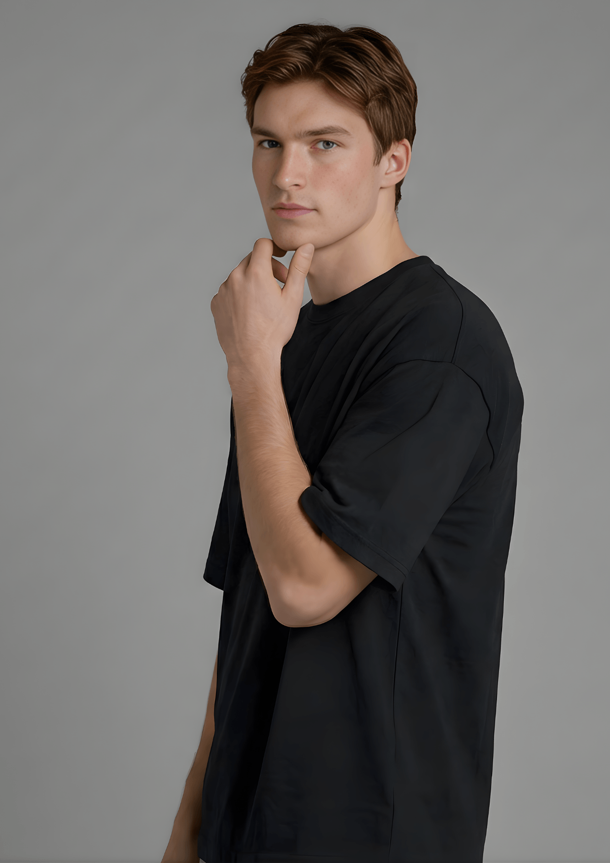 Men’s Oversized Essential T-Shirt – Black