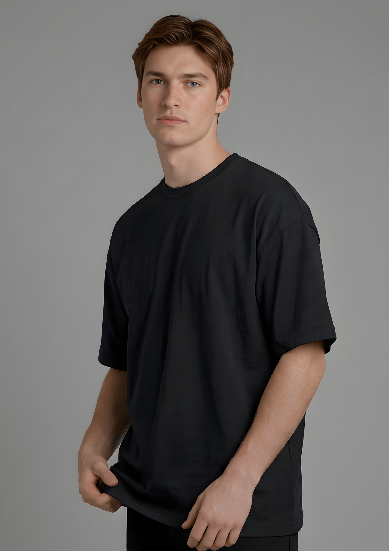 Men’s Oversized Essential T-Shirt – Black