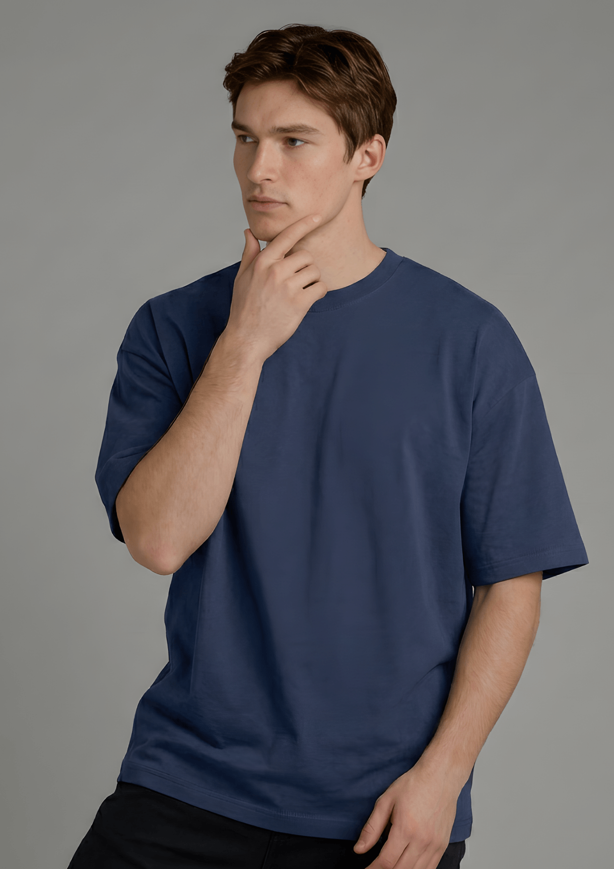 Men’s Oversized Essential T-Shirt – Navy