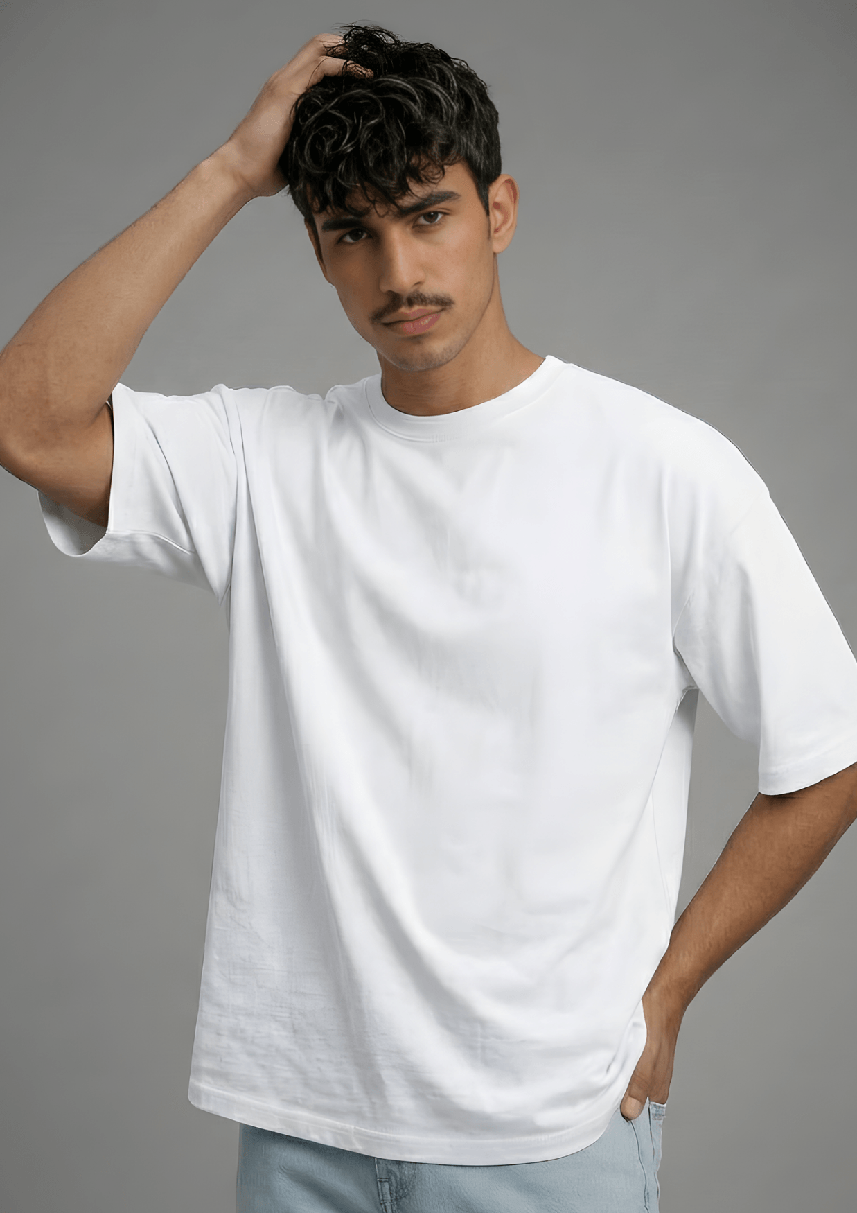 Men’s Oversized Essential T-Shirt – White