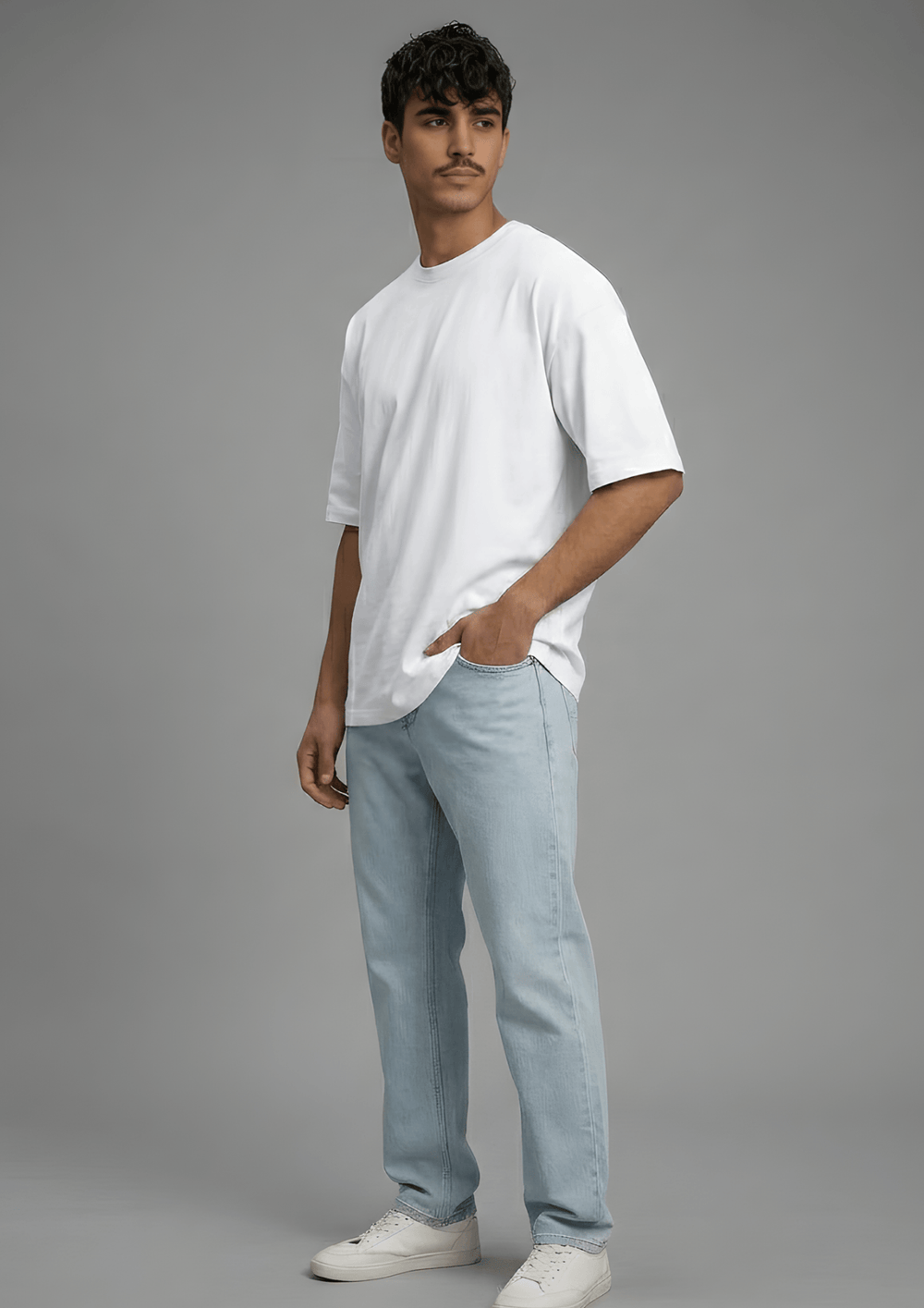 Men’s Oversized Essential T-Shirt – White