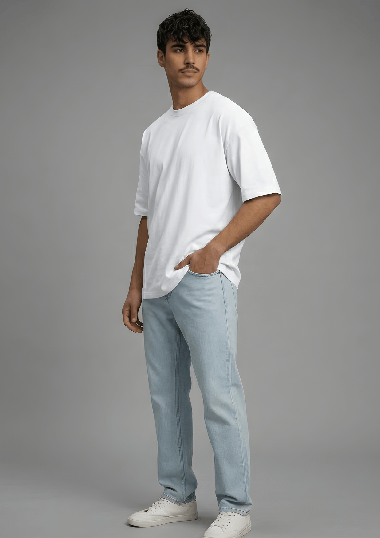 Men’s Oversized Essential T-Shirt – White
