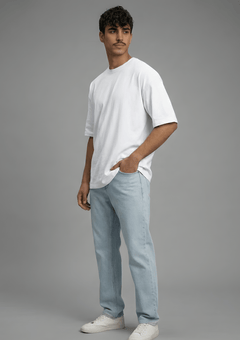 Men’s Oversized Essential T-Shirt – White