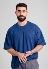Men’s Oversized Tee – Navy
