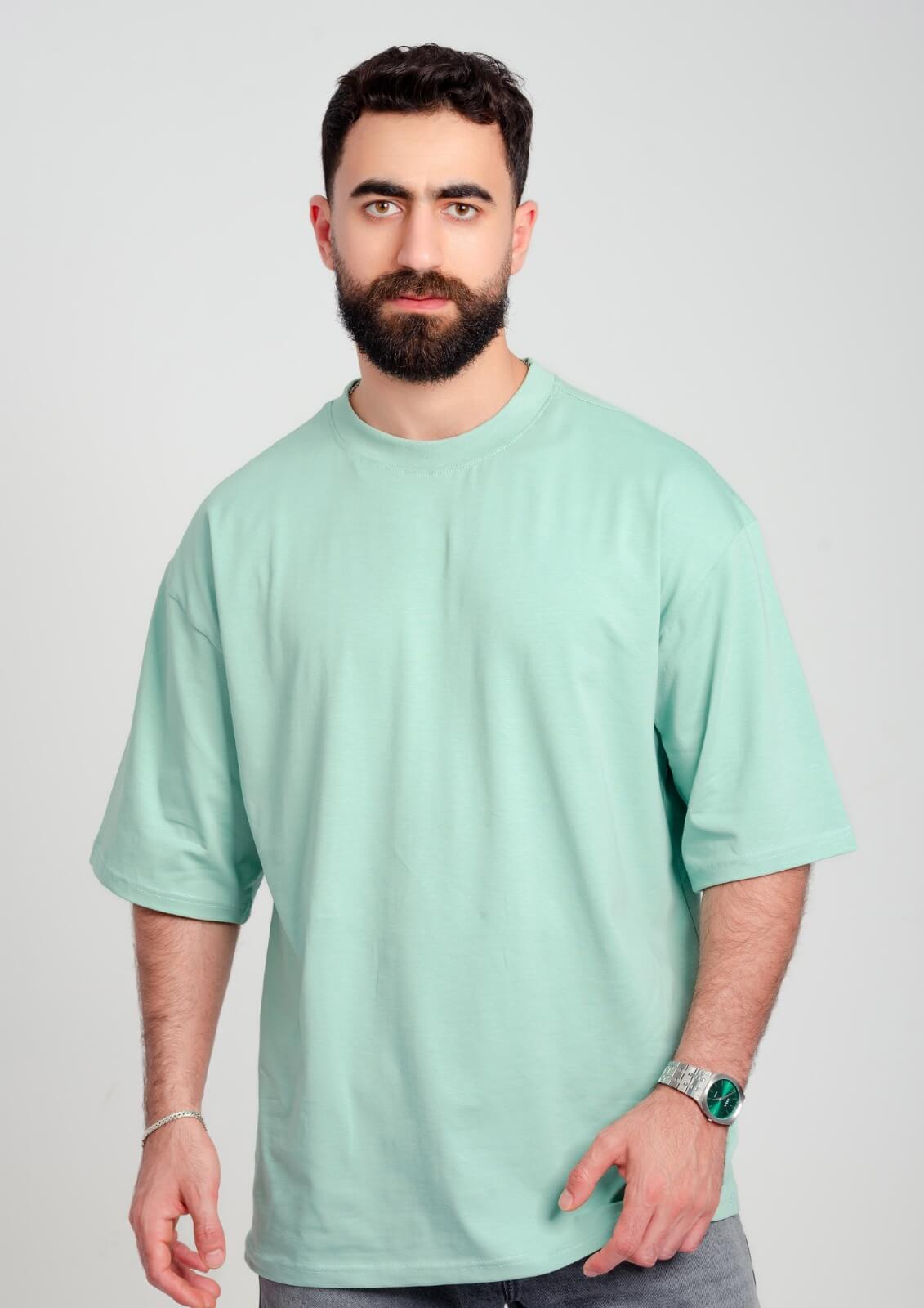 Men’s Oversized Tee – Mint Green