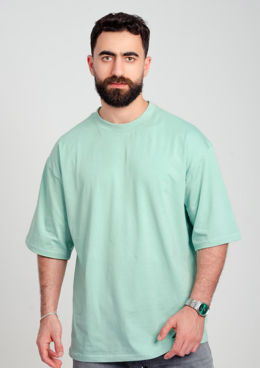Men’s Oversized Tee – Mint Green