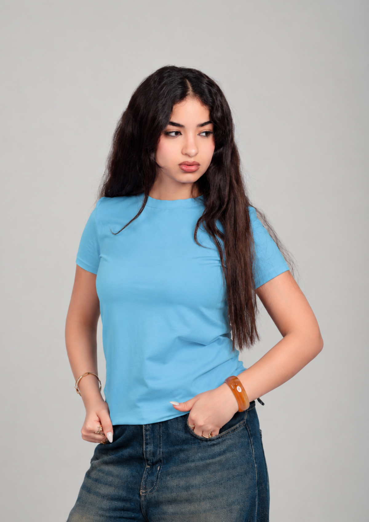 Women’s Regular Tee – Sky Blue