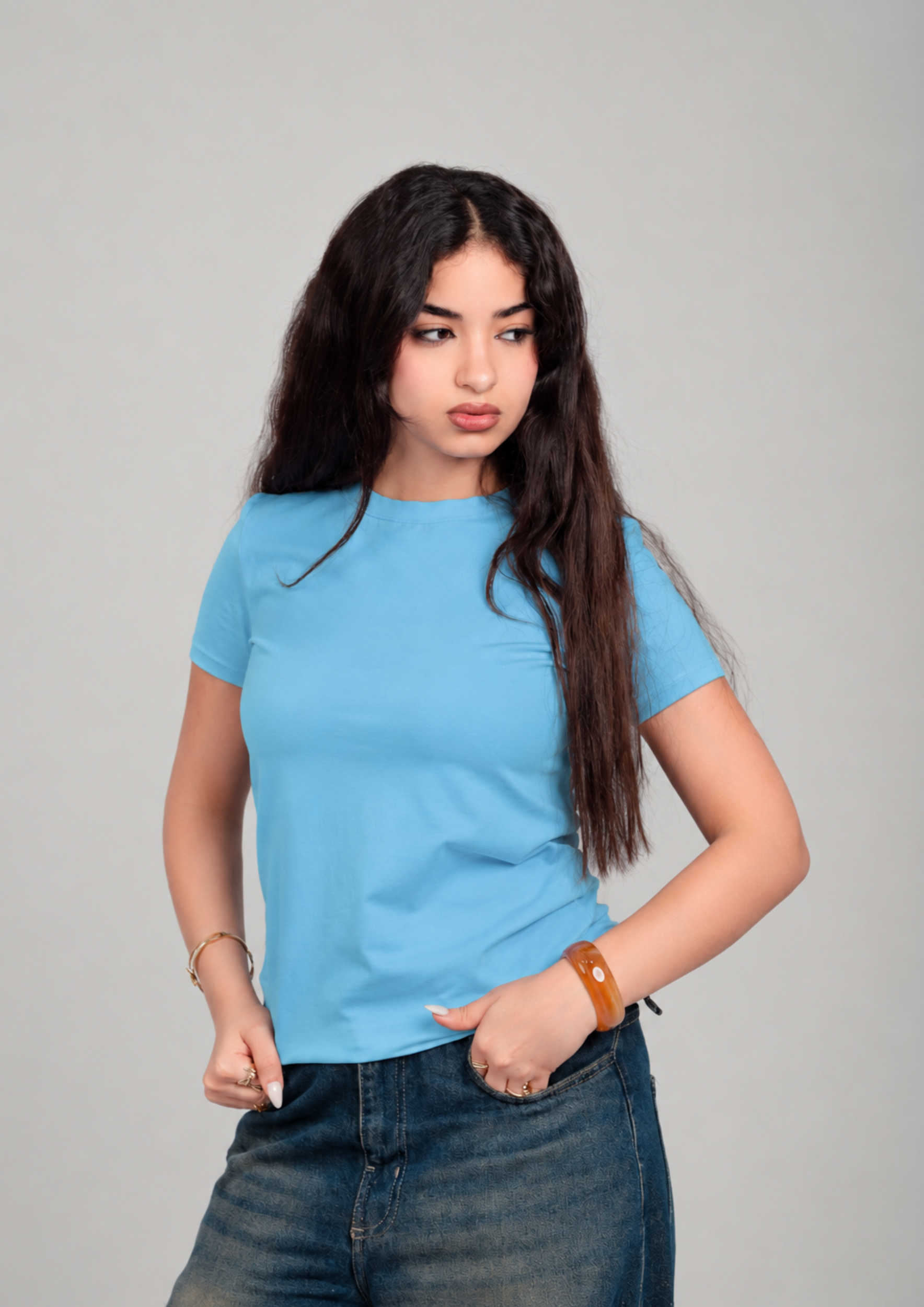 Women’s Regular Tee – Sky Blue
